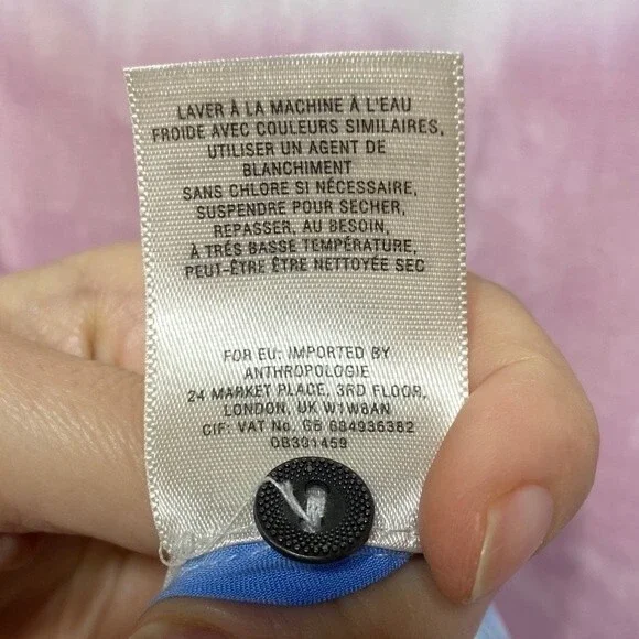 Holding Horses Tie Dye Americana Peasant Blouse M - Picture 9 of 12